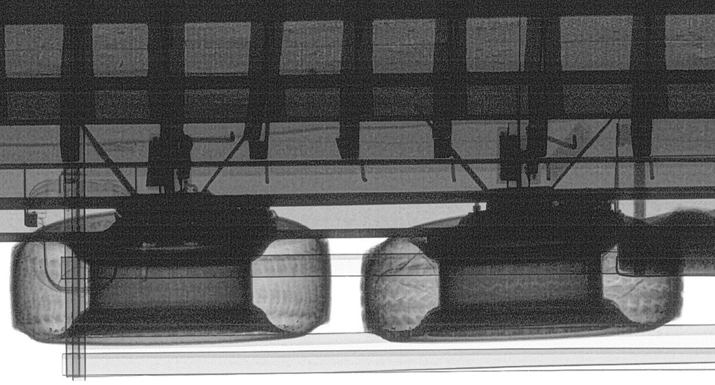 High resolution Low-Energy image with protector wheels and smallest detail